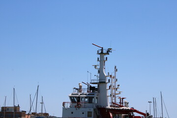 Fototapeta premium the ship in the port