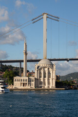 Fototapeta na wymiar Buyuk Mecidiye Mosque in Istanbul, Turkey