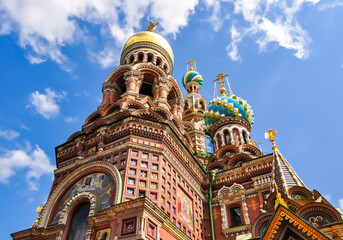 Fototapeta na wymiar Church of the Savior on Spilled Blood, Saint Petersburg, Russia