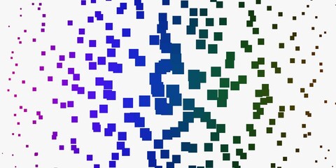 Light Multicolor vector background with rectangles. Illustration with a set of gradient rectangles. Modern template for your landing page.