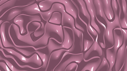 Uniform 3D abstract background of simple patterns of RASPBERRY ROSE color with lighting and shadows for various applications needing colorful areas. illustration and fresh