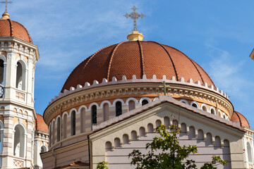 Metropolitan Church at the center of city of Thessaloniki, Greece