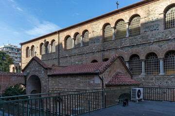 Obraz premium Hagia Sophia Cathedral in Thessaloniki, Greece