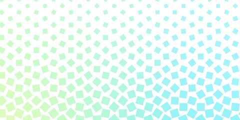 Light Blue, Green vector template in rectangles. New abstract illustration with rectangular shapes. Pattern for commercials, ads.
