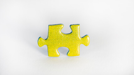 Obraz premium gelbes Puzzle 