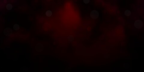 Dark Pink vector backdrop with circles. Abstract decorative design in gradient style with bubbles. New template for your brand book.