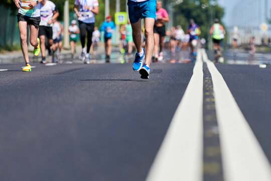 Runners On City Road.