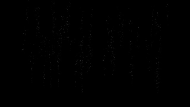 3d animation of bubbles moving and floating on a black background