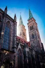 Blick auf die Lorenzkirche in Nürnberg © DEN