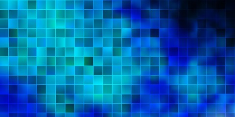 Dark BLUE vector pattern in square style.
