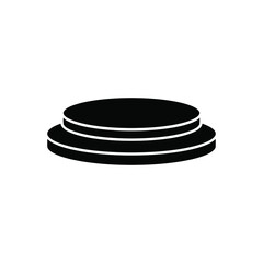 red carpet podium event icon vector