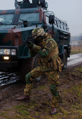 Ukraine modern soldier moves undercover