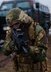 Ukraine modern soldier moves undercover