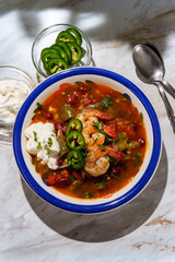 Shrimp Chili Con Carne