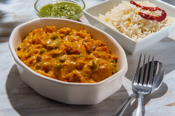 Indian Vegetable Korma Dinner