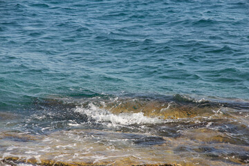 Wave of mediterranean sea