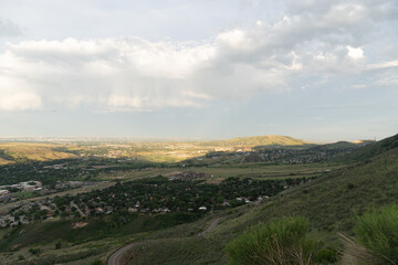 view of the city of golden colorado