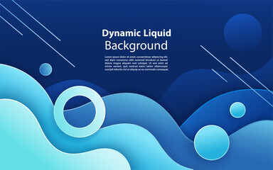 Fluid gradient shapes composition. Dynamic textured geometric elements design.