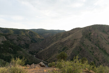 Fototapeta na wymiar valley/canyon in the mountains
