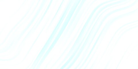 Light BLUE vector background with bent lines. Colorful illustration, which consists of curves. Design for your business promotion.
