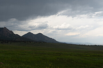 Fototapeta premium mountain landscape with clouds