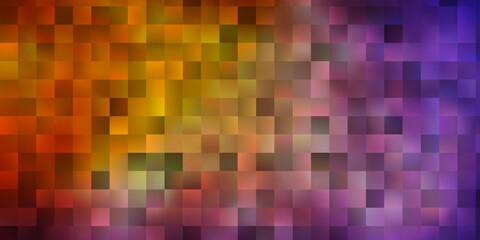 Light Blue, Yellow vector layout with lines, rectangles.