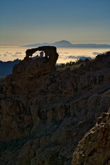 Ventana del nublo y el Teide