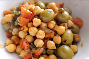 chickpeas salad morocco style