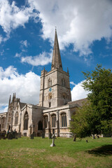 Burford, Oxfordshire, UK, July 2013, St John the Baptist Church