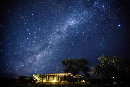 Stary Night With Milky Way In The Atacama Desert In Chile #3