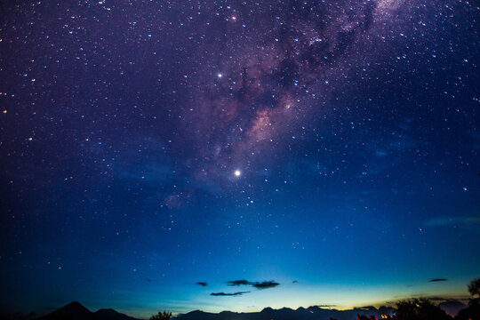 stary night with milky way in the Atacama desert in Chile #4