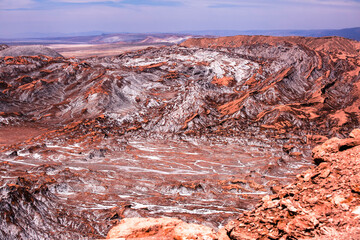 Fototapeta na wymiar Mars Valley / Death Valley landscape Atacama #1