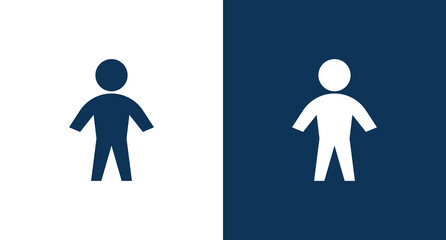 Man icon illustration isolated vector sign symbol