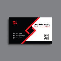 Elegant business card, size 3,254 inch x 2,165 inch. Design template vector
