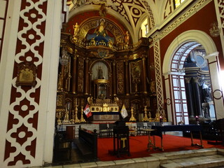 interior of the church