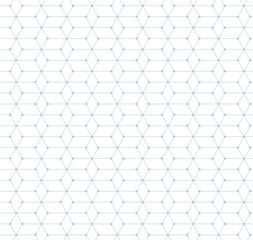 Fototapeta premium 3 dimensional geometric line pattern seamless repeat background