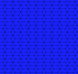 Fototapeta na wymiar 3 dimensional geometric line pattern seamless repeat background