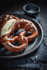 Enjoy your pretzels as a tasty salty snack