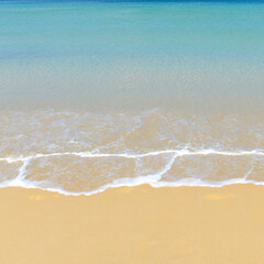 Nature scene tropical beach and blue sky