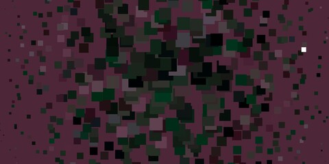 Light Pink, Green vector backdrop with rectangles. Modern design with rectangles in abstract style. Pattern for commercials, ads.