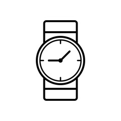 Wristwatch icon vector design templates