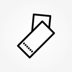 cinema ticket icon design vector illustration