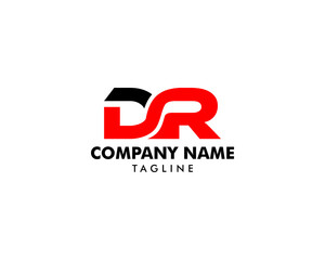 Fototapeta na wymiar Initial Letter DR Logo Template