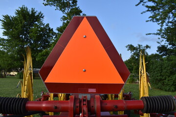Farm Equipment Caution Sign