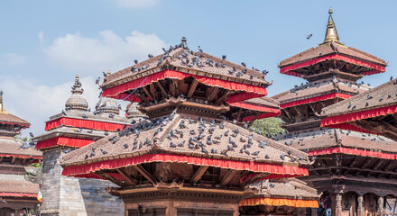 Pagoda style Hindu temple in Nepal
