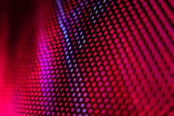 CloseUp LED blurred screen. LED soft focus background. abstract background ideal for design.