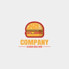 burger logo hand drawing