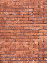 Obraz premium Red raw brick wall layout