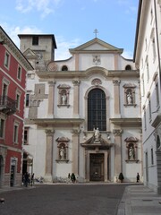 Fototapeta na wymiar Trento, Italy, Church of St. Francis Xavier