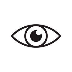Eye icon. Vector graphic illustration. Suitable for website design, logo, app, template, and ui. 